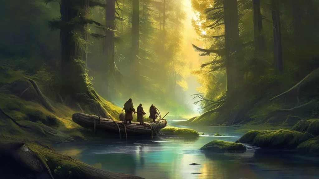Life in Eaux d'Argent, le pays des bois