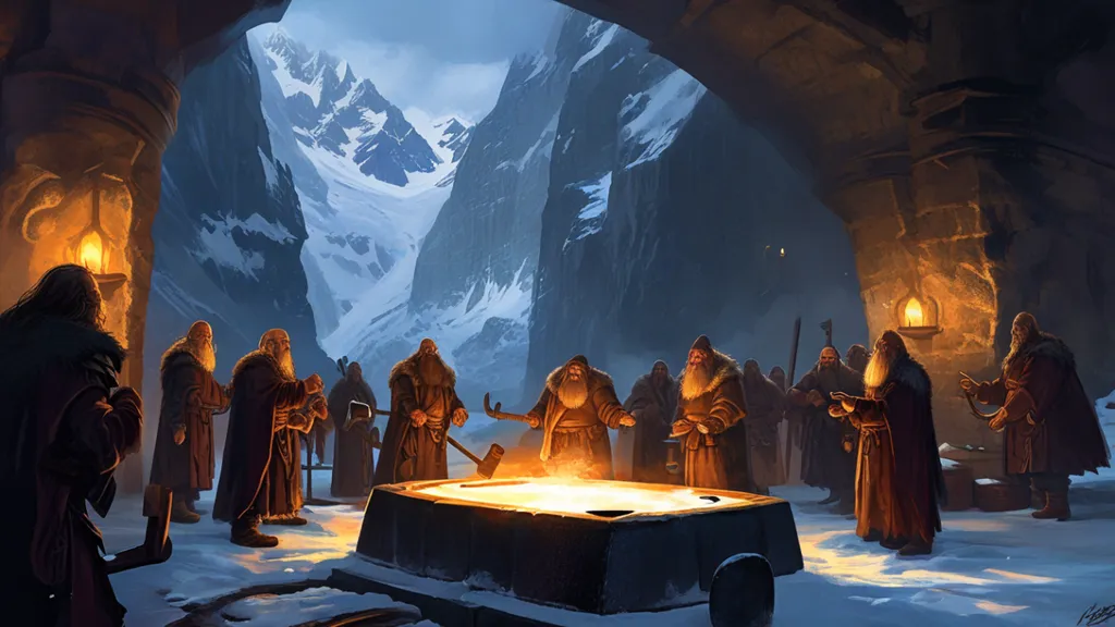 Life in l'Enclume Jurée (Karn-Vorr · temple de Mithradin)