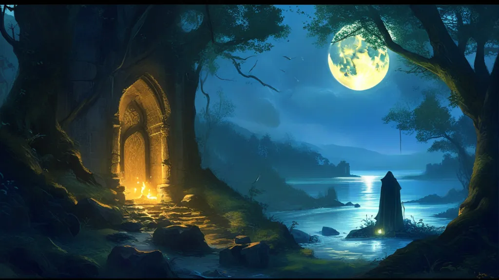 Life in Rive-de-Lune, au pied des ruines elfiques